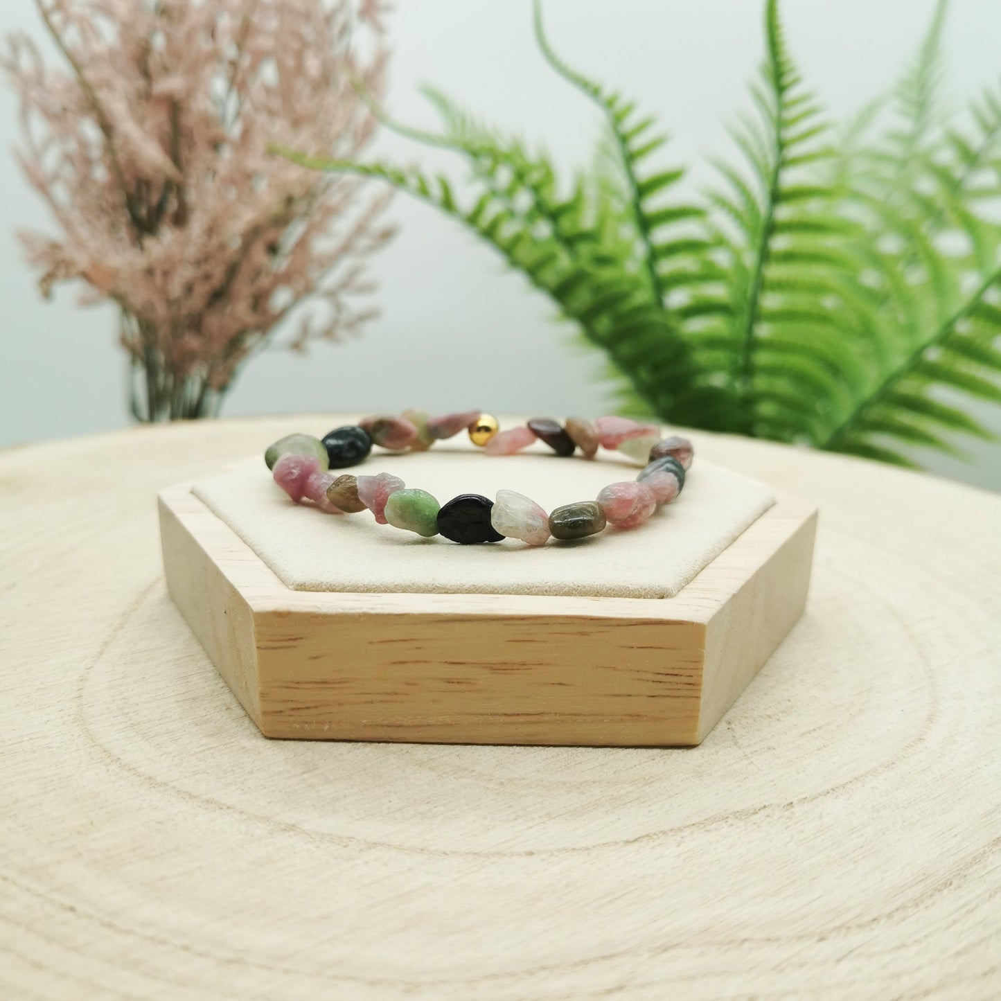 Bunter Turmalin Armband