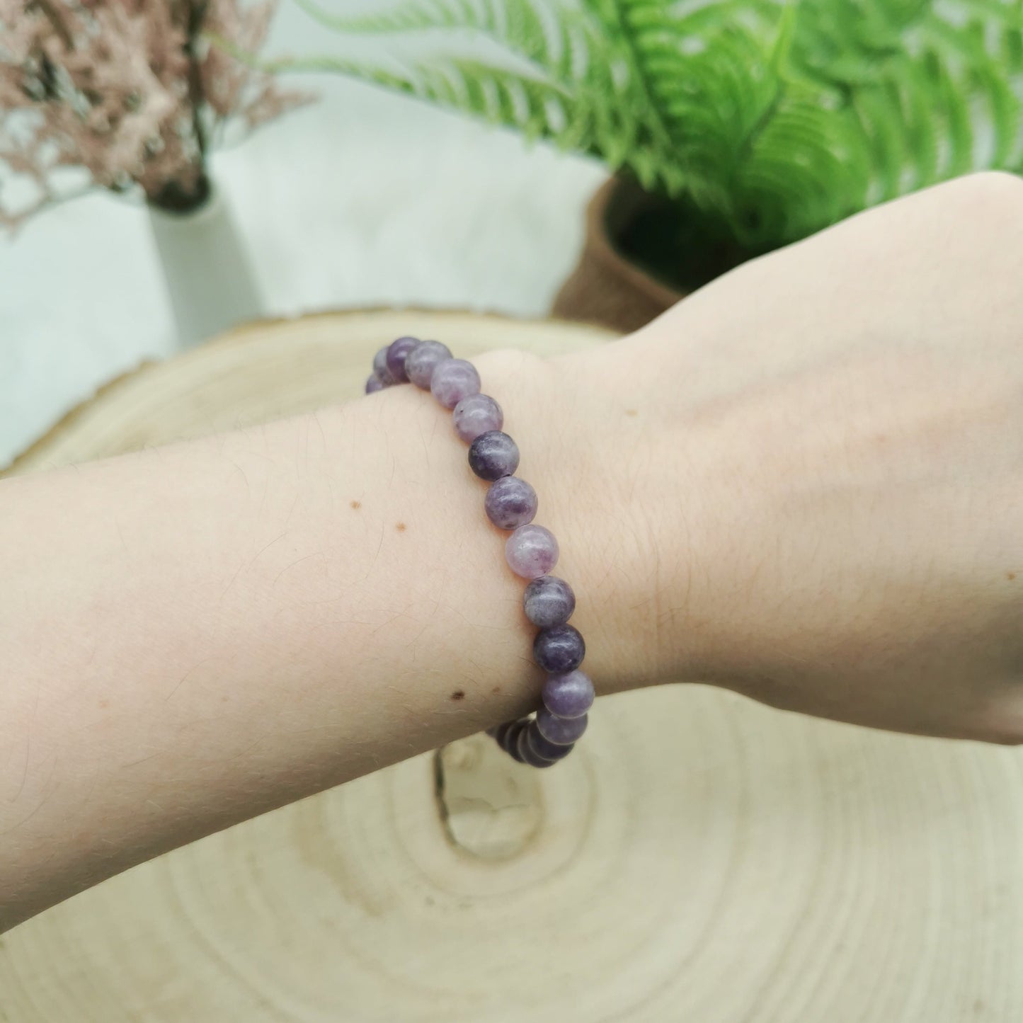 Lepidolith Armband