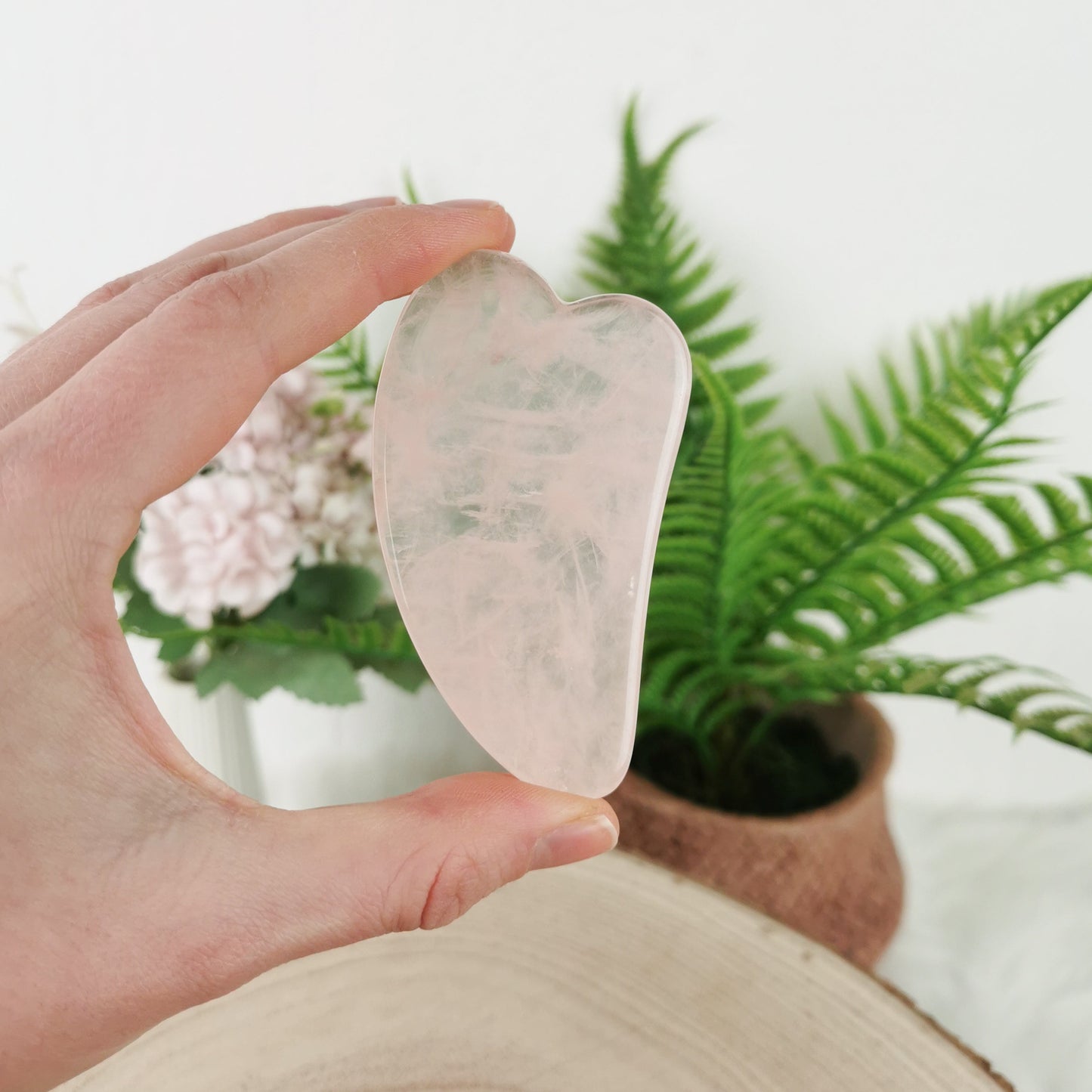 Rosenquarz Gua Sha