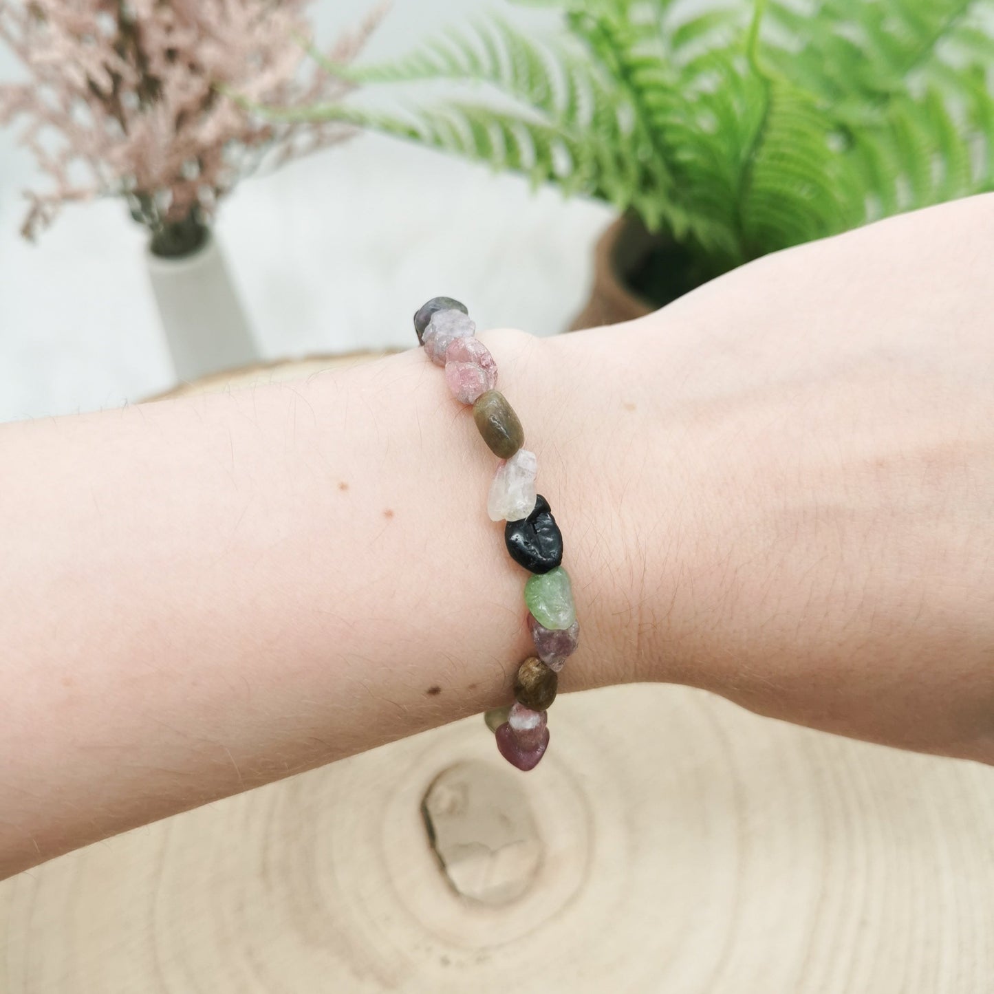 Bunter Turmalin Armband