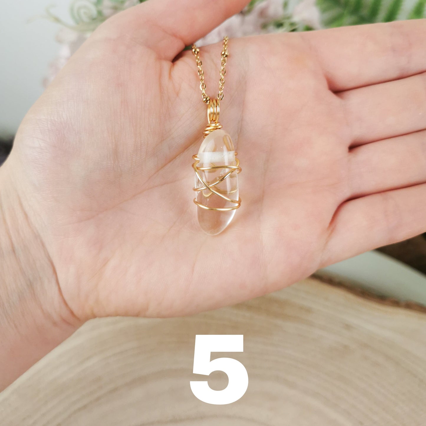 Citrin Kette gold