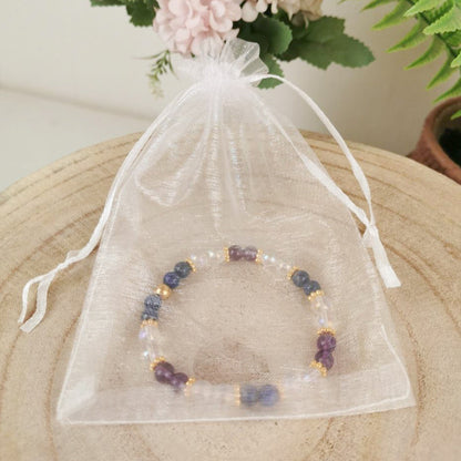 Lapizlazuli-Angel Aura-Amethyst Armband