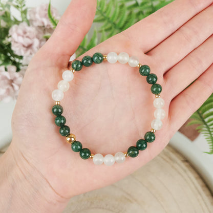 Jade-Prasem Armband