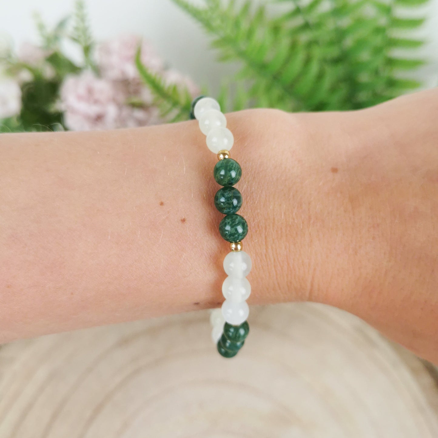 Jade-Prasem Armband