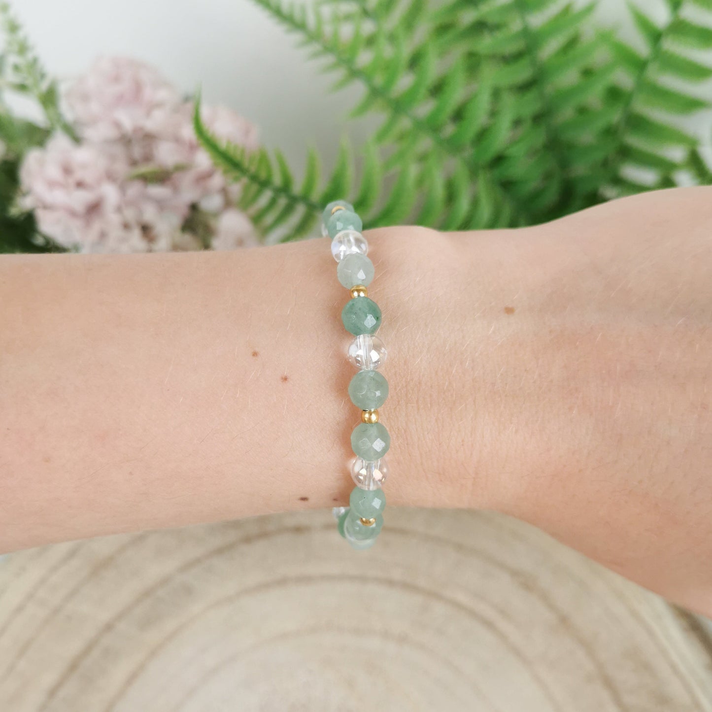 Aventurin-Angel Aura Armband