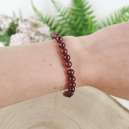 Granat Armband