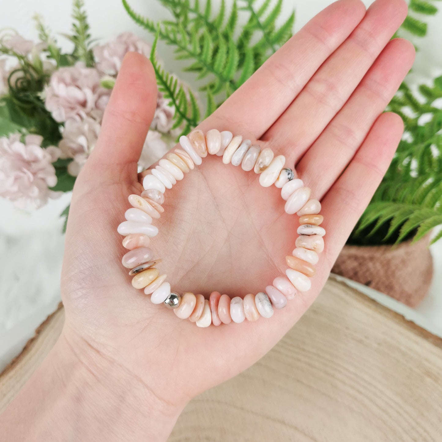 Pink Opal Armband