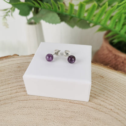 Amethyst Ohrstecker